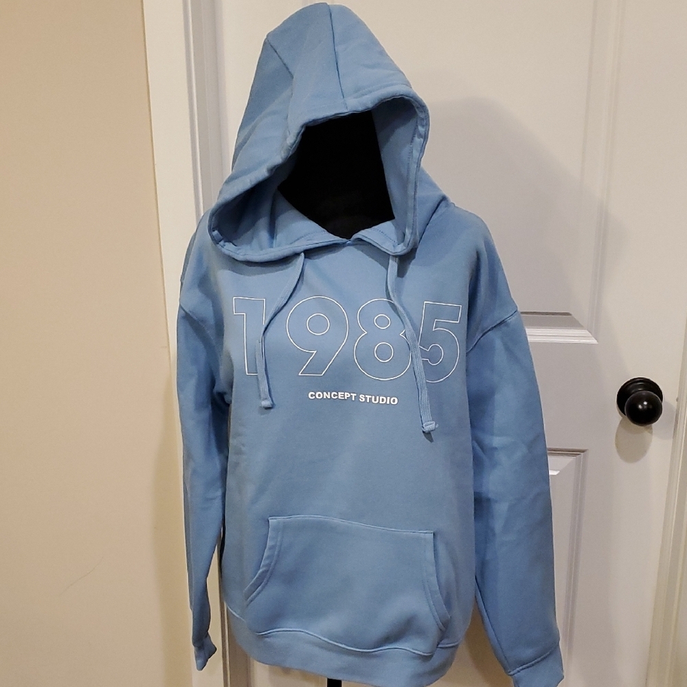 Sky blue hoodie women comfy NWOT